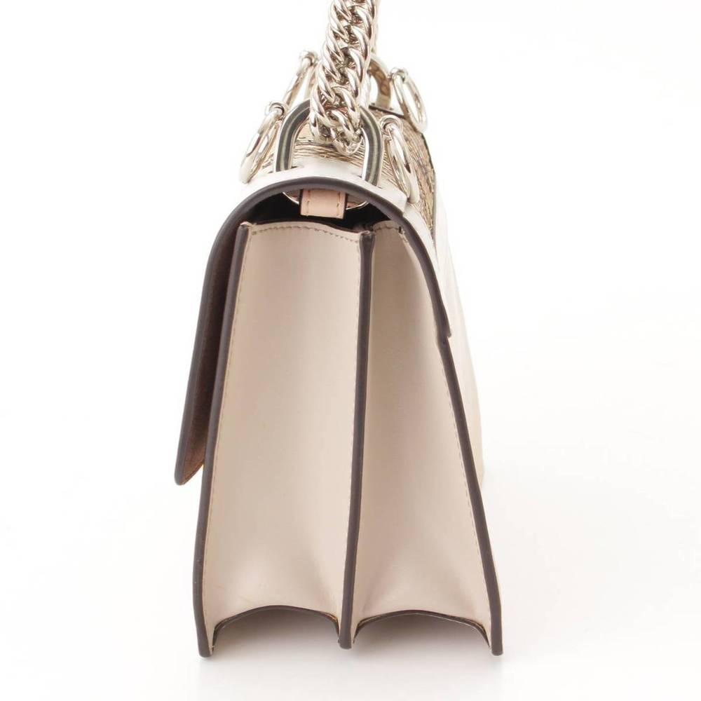 Fendi White Bag Canai Pink Shoulder Python Mini X - image 3